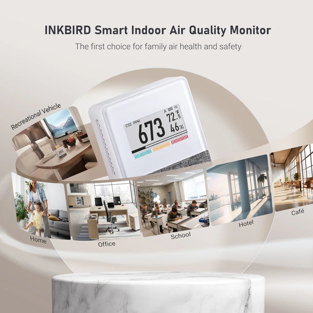 Video of a air quality monitr